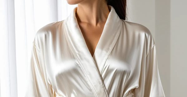 Le peignoir en soie femme : un incontournable du bien-être